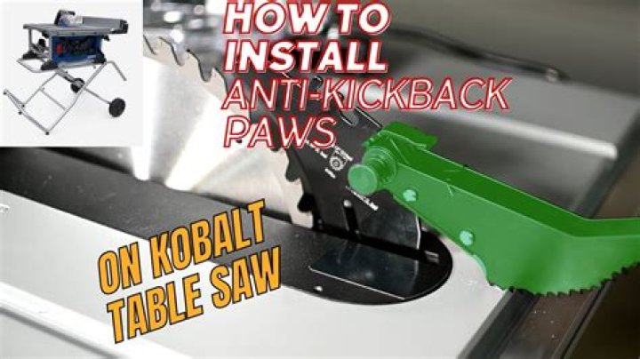 Are anti kickback pawls necessary?