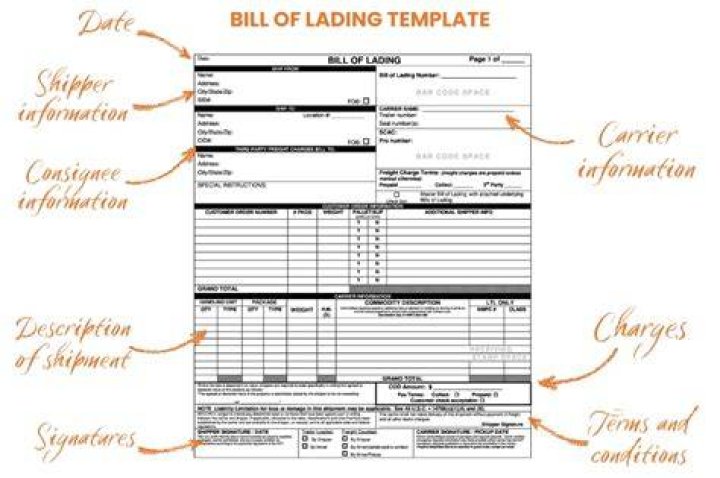 Are bill of lading and shipping bill the same?