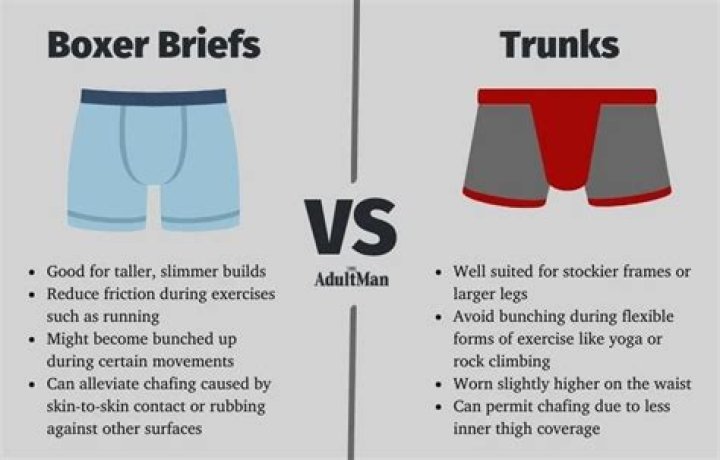 Are briefs or trunks better?