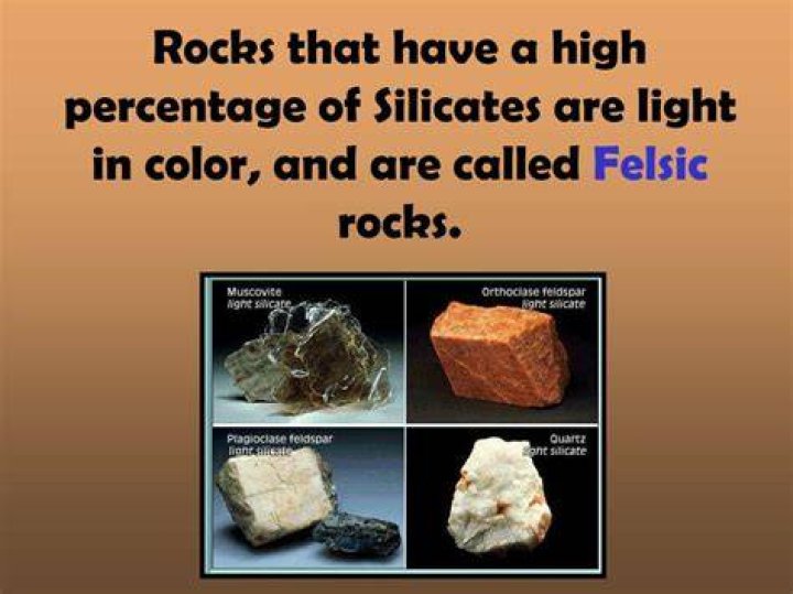 Are felsic rocks high in silica?