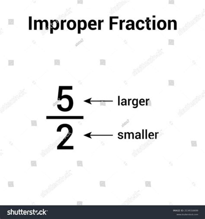 Are improper fractions important?