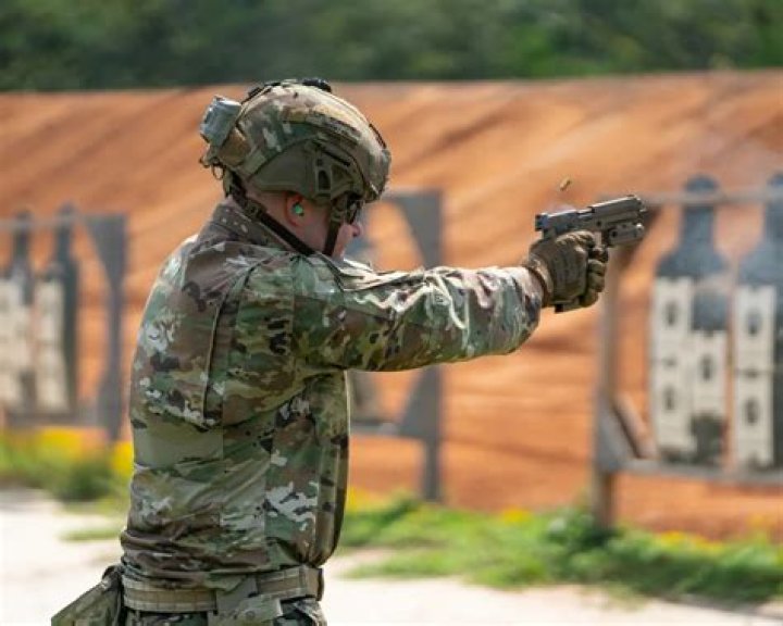 Are infantry issued sidearms?