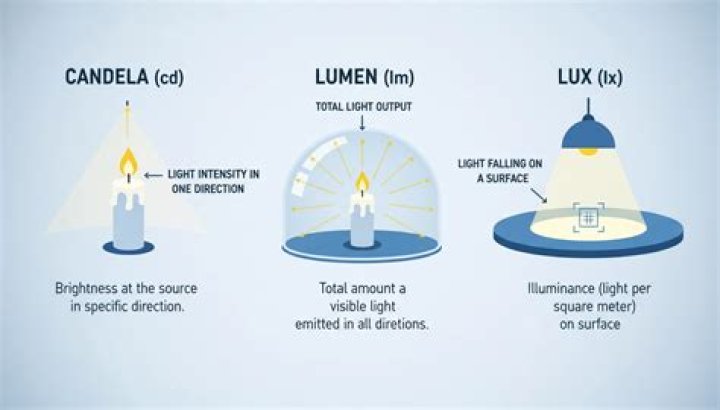 Are lumens and candlepower the same?