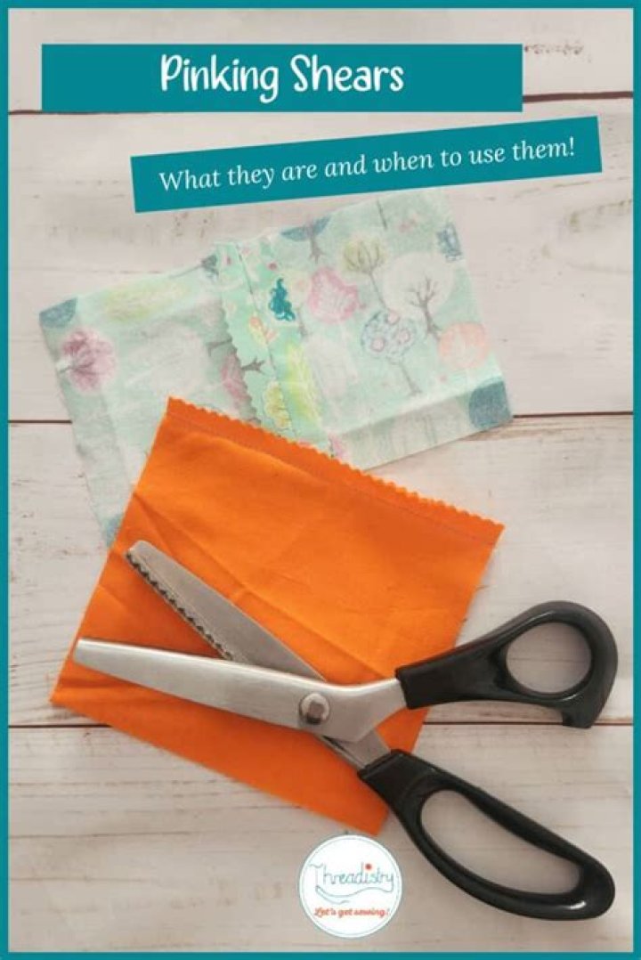 Are pinking shears necessary?