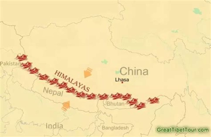 Are the himalayas in china?