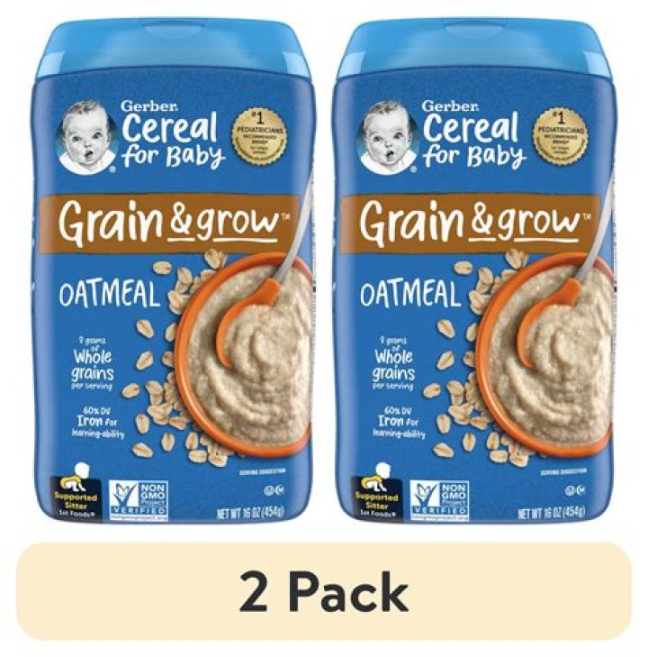 At what age baby cereal?