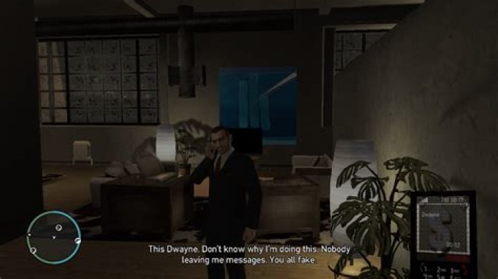 Can't hang out with dwayne gta 4?