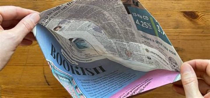 Can colored newspaper be composted?