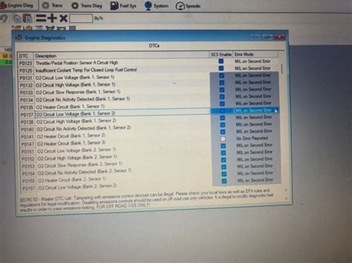 Can hp tuners read codes?
