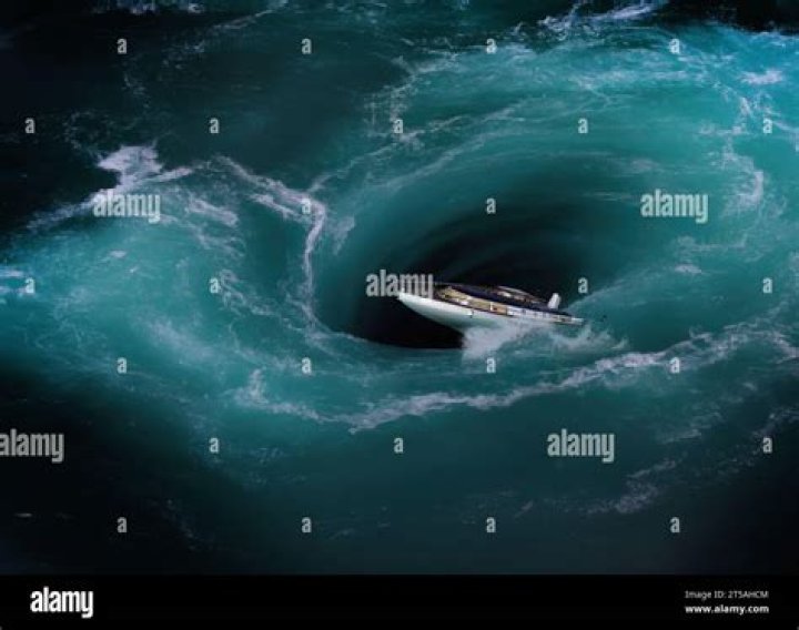 Can ocean whirlpools sink ships?