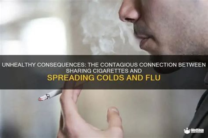 Can sharing a cigarette spread coronavirus?