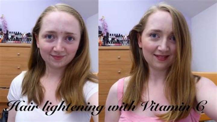 Can vitamin c lighten hair?