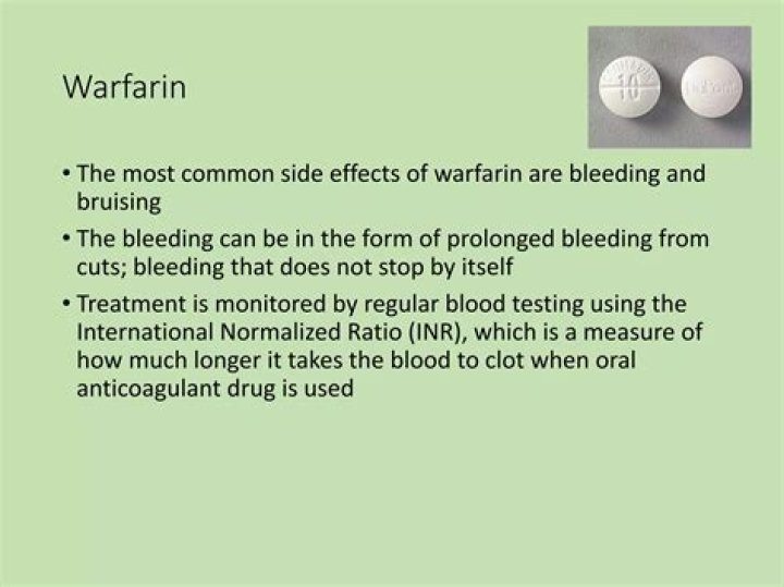 Can warfarin be crushed?