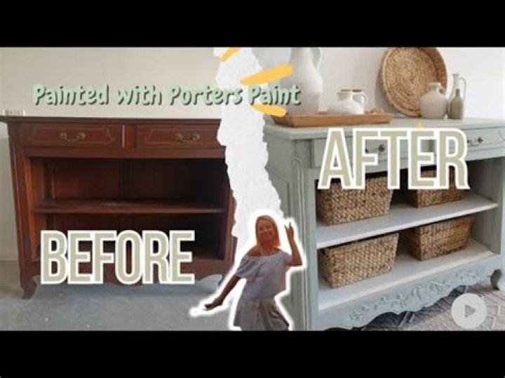 Can you paint furniture with porters paint?