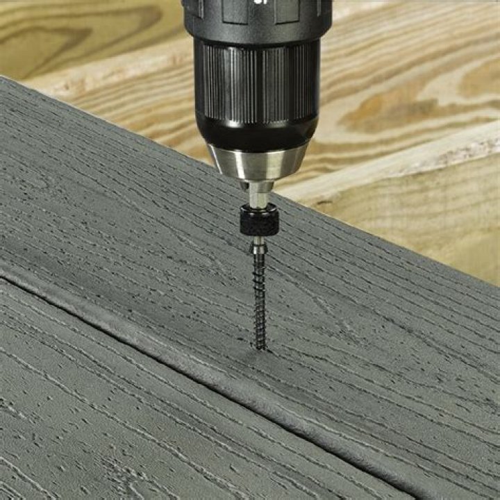 Can you screw down trex decking?