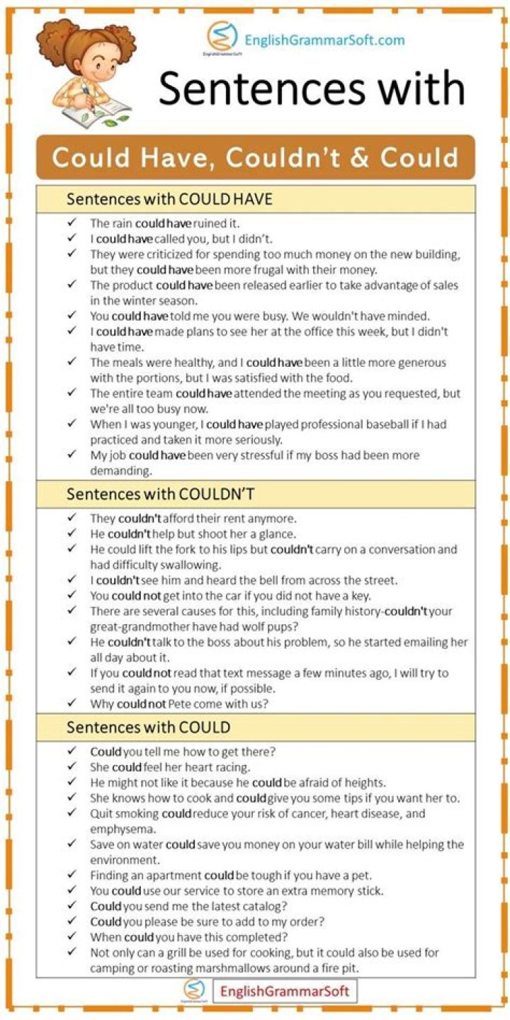 Could not example sentence?