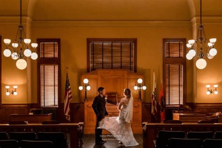 Do a courthouse wedding?