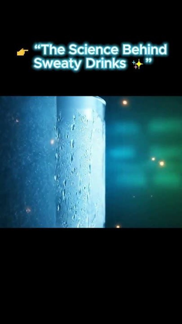 Do cold drinks sweat?