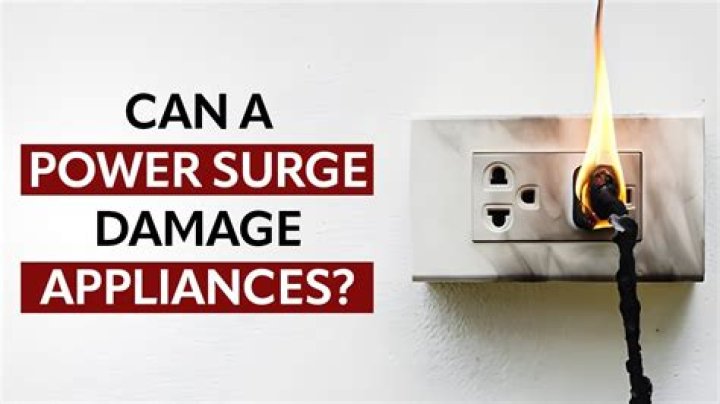 Do power surges affect appliances?
