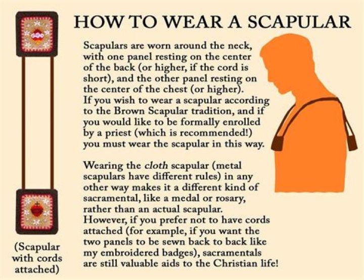Do priests wear scapulars?