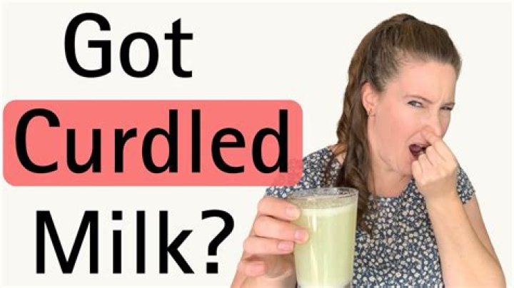 Does curdled milk make you sick?