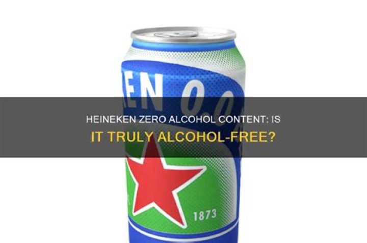 Does heineken 0.0 have alcohol?