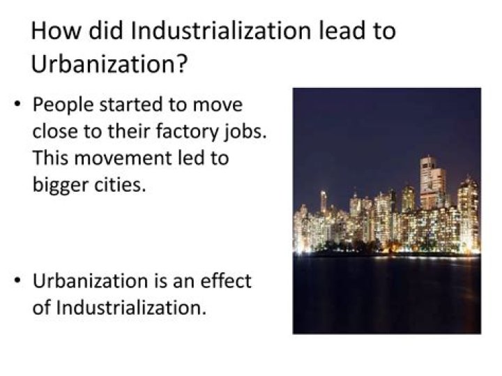Does industrialization lead to urbanization?