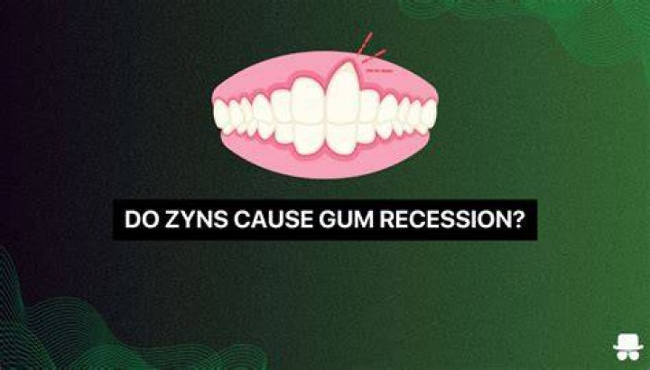 Does nicotine gum cause gum recession?