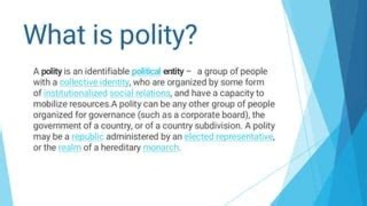 Does polity mean administration?