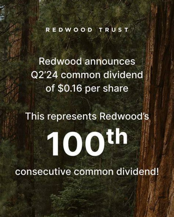 Does redwood trust pay dividends?