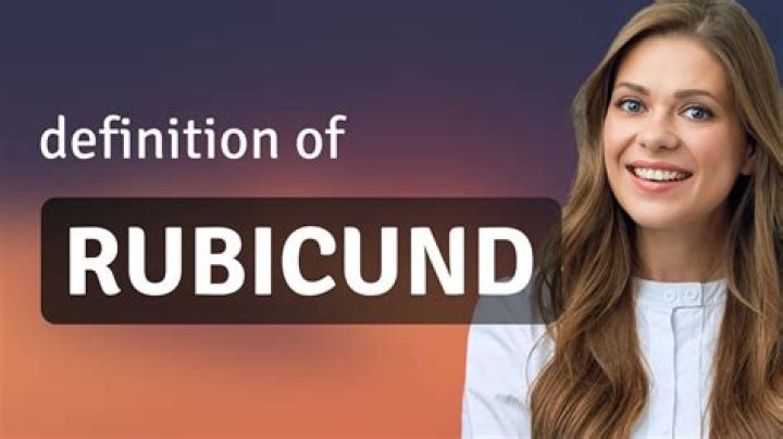 Does rubicund of visage mean?
