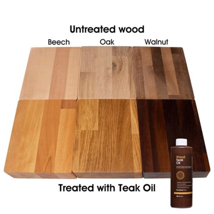 Does teak oil darken wood?
