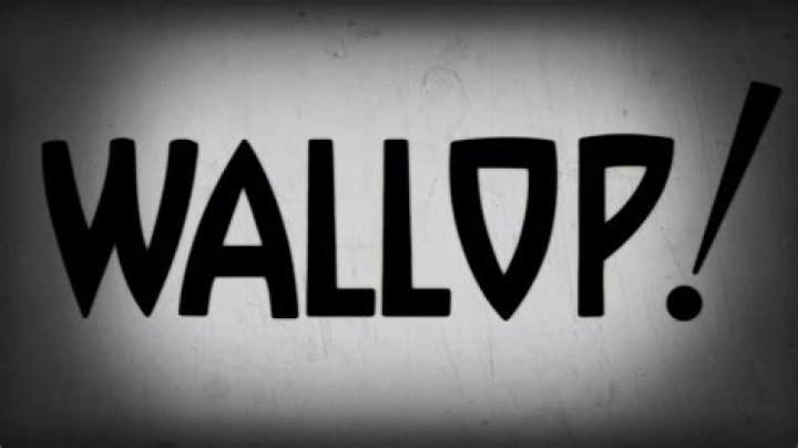 Does wallop mean hit?
