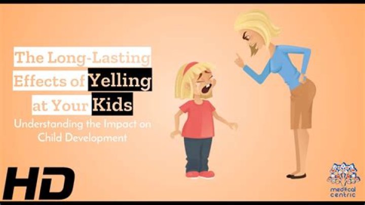 Does yelling at your kid work?