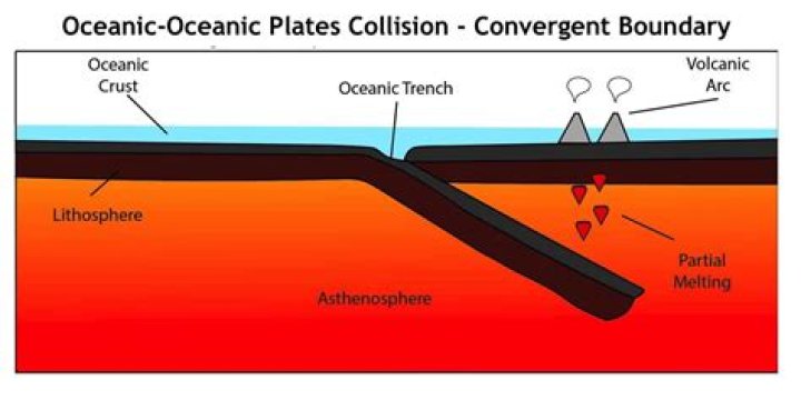 During a continent-continent tectonic collision which plate subducts?