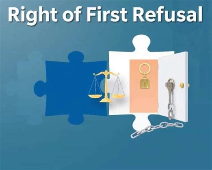 For first right of refusal?