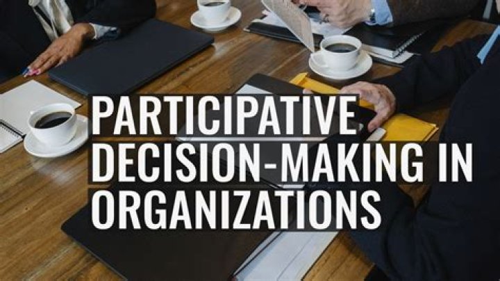 For participative decision making?