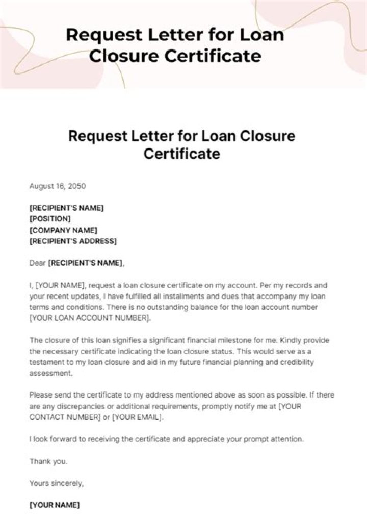 For preclosure of personal loan?
