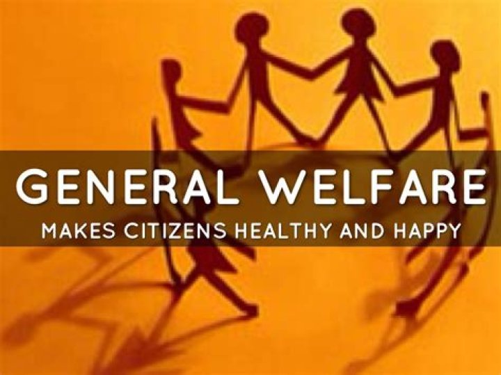 For the general welfare?