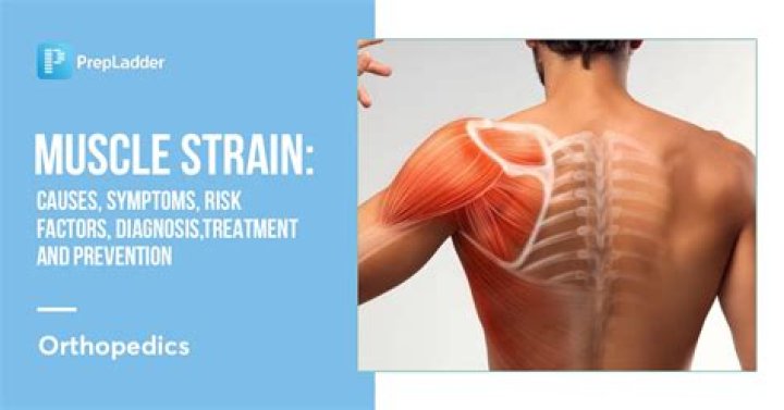 Has a strained muscle?