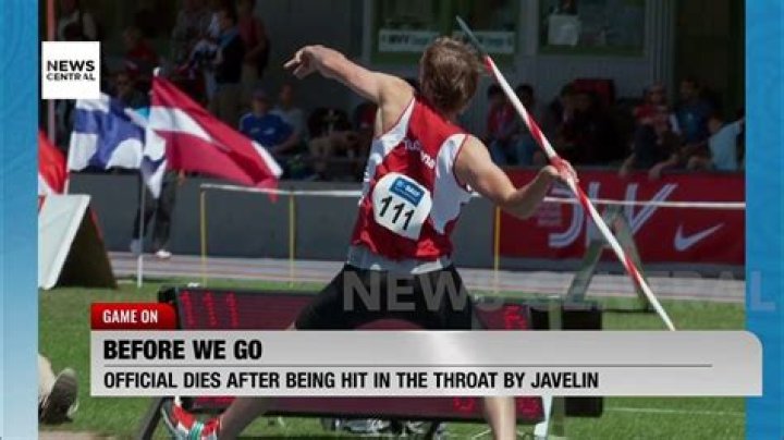 Has anyone died from a javelin throw?