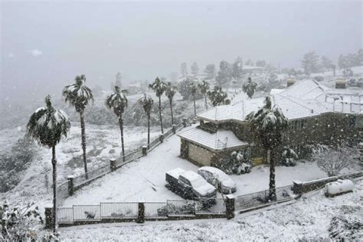 Has it ever snowed in livermore ca?