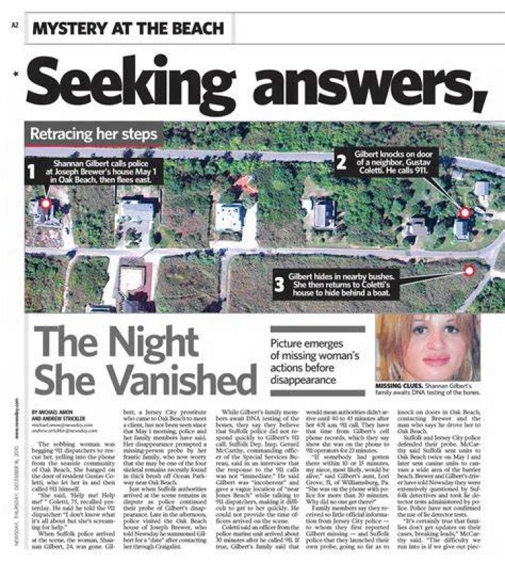 Has shannon gilbert been found?