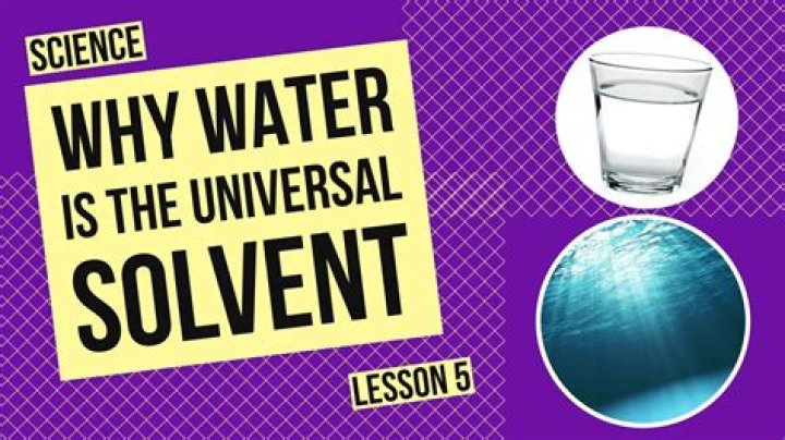 Has water as the solvent?