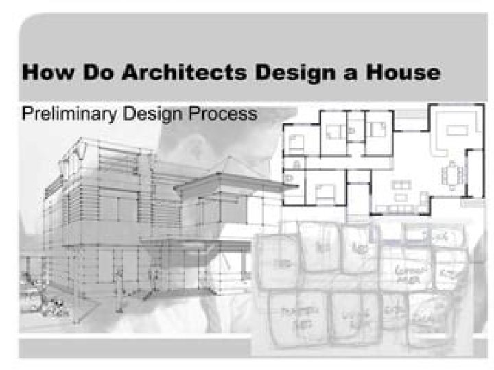 How architects design a house?