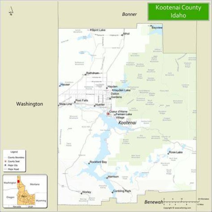 How big is kootenai county?