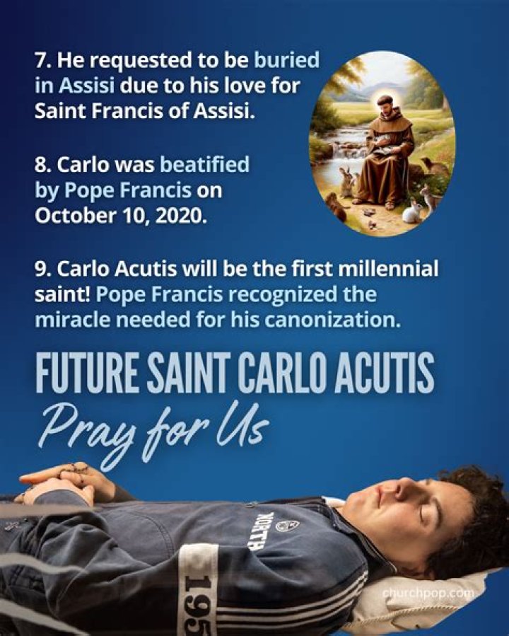 How did carlo acutis save a boy's life?