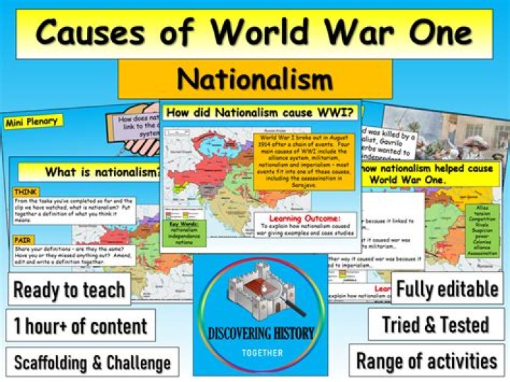 How did nationalism lead to wwi?