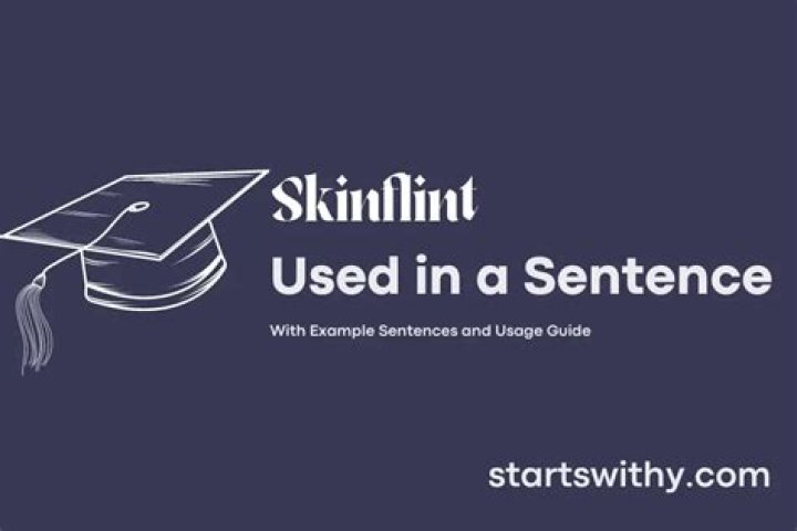 How do you use skinflint in a sentence?