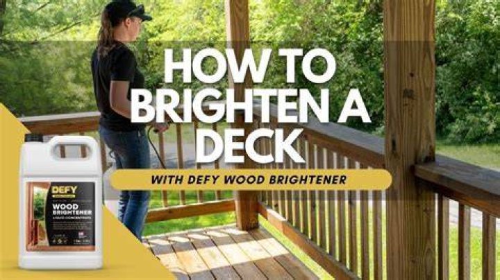 How does wood brightener work?